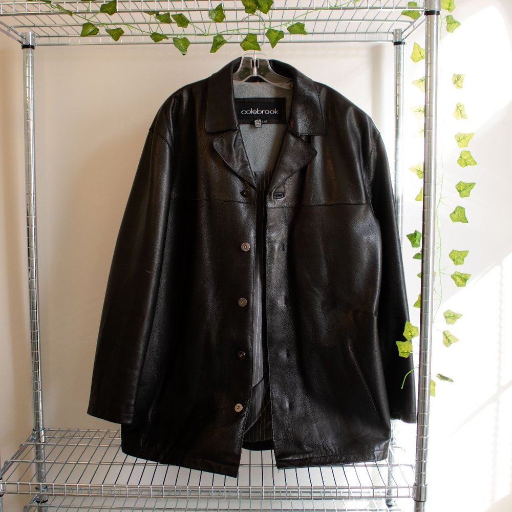 Black Leather Jacket by Colebrook & Co